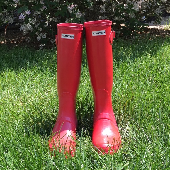 Hunter Shoes - Red Hunter boots